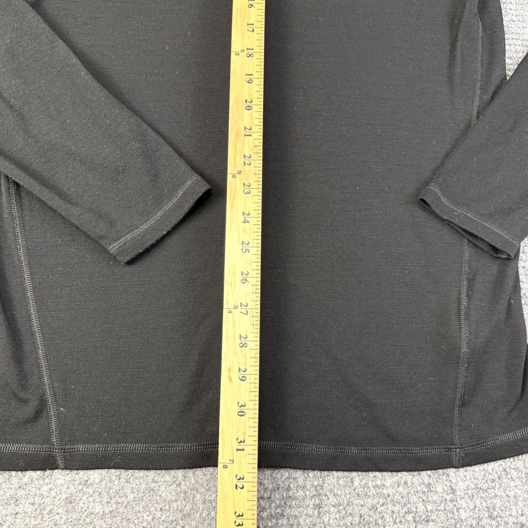 Smartwool Smartwool Black Mens Large Pullover 1/4 Zip Merino Wool Base Layer Size US L / EU 52-54 / 3 - 5 Thumbnail