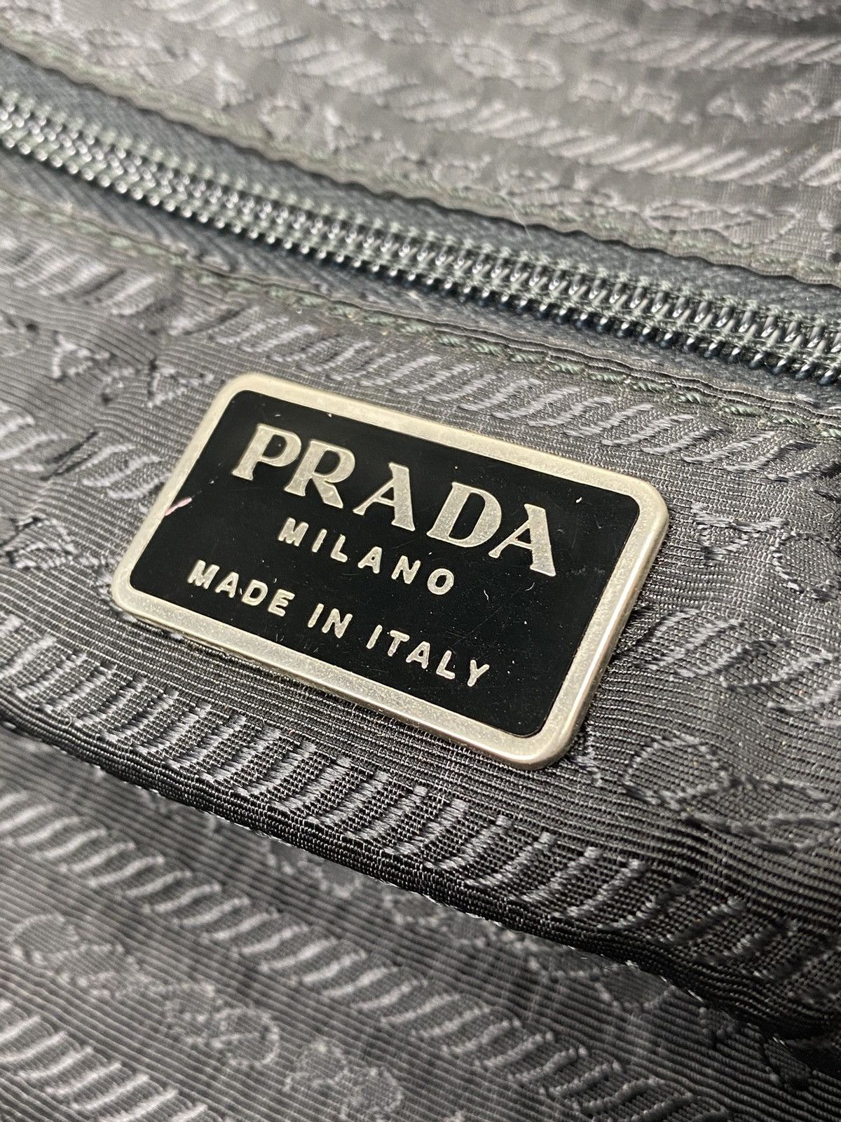 Prada Prada Tessuto Nero Nylon Shoulder Bag Size ONE SIZE - 11 Thumbnail