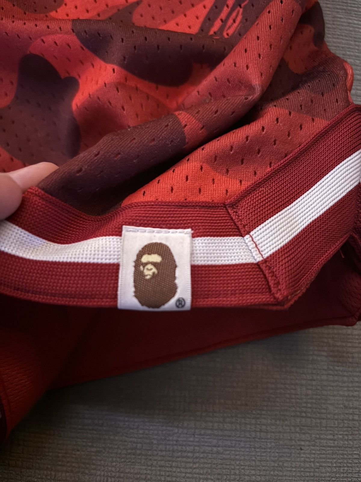 Bape Red Camo Bape Shorts Size US 32 / EU 48 - 2 Thumbnail
