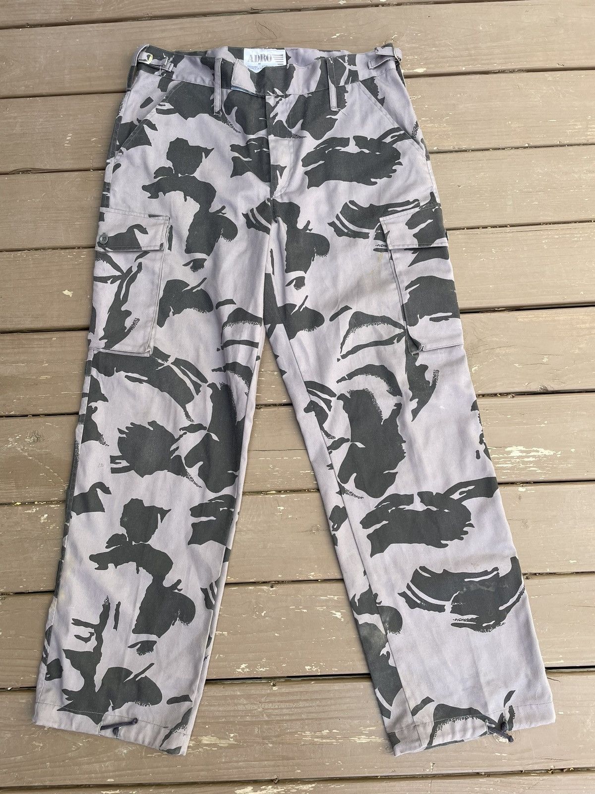 image of Adro South African Military Camo Cargo Pants, Men's (Size 34)