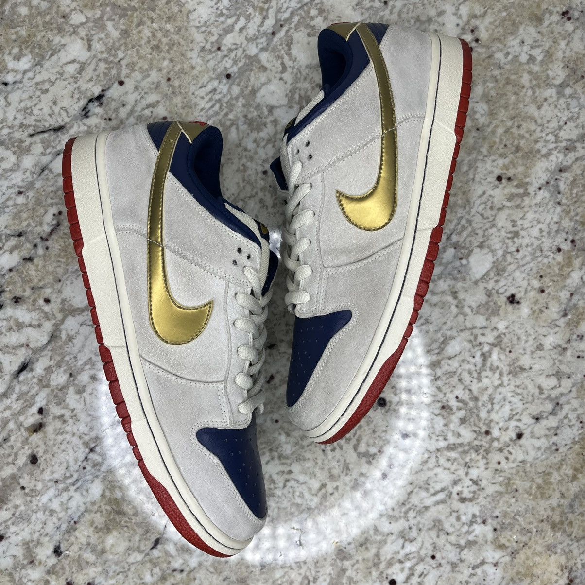 Nike Size 12 -Nike SB Dunk Low Old Spice (2007) Very Clean W/Box Size US 12 / EU 45 - 21 Thumbnail