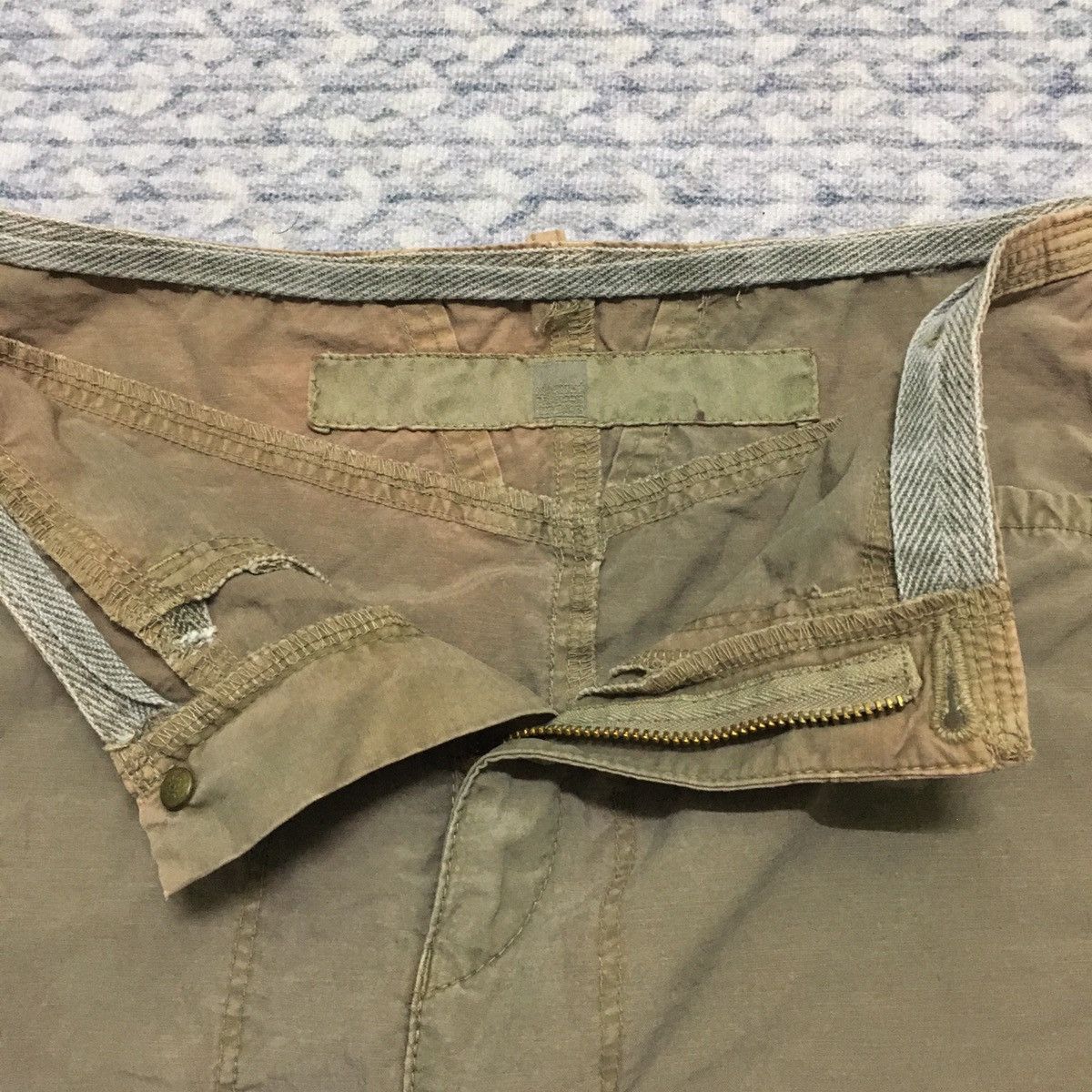 If Six Was Nine Sunfaded Marithe Francois Girbaud Brown String Midi Skirts Size 28" / US 6 / IT 42 - 4 Thumbnail