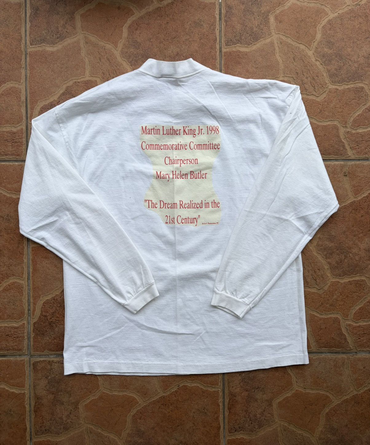 Basic Editions Vintage MLK Jr. long sleeve shirt Size US L / EU 52-54 / 3 - 4 Thumbnail