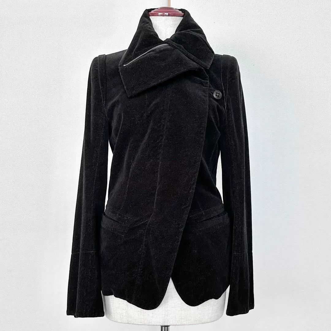 Ann Demeulemeester Ann Demeulemeester 2005 Fall Velvet Coat Size S / US 4 / IT 40 - 1 Thumbnail