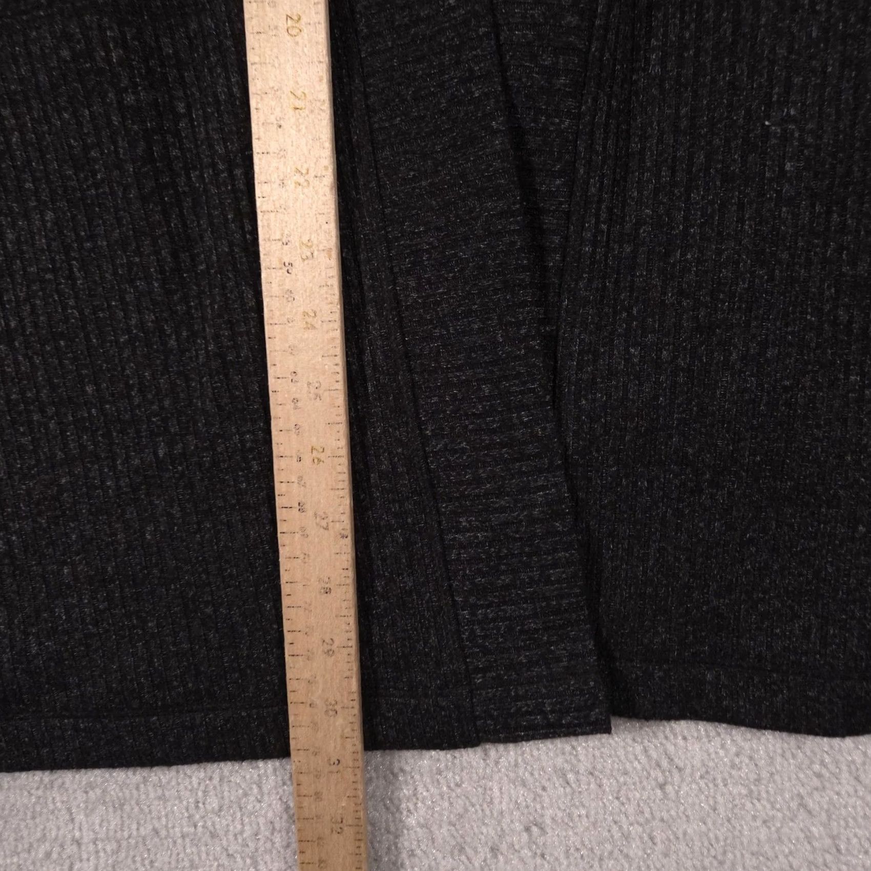 Vintage Chico'S Cardigan Sweater Womens 16/18 Black Open Front Knit Pockets Zenergy Size XXL / US 16-18 / IT 52-54 - 7 Thumbnail