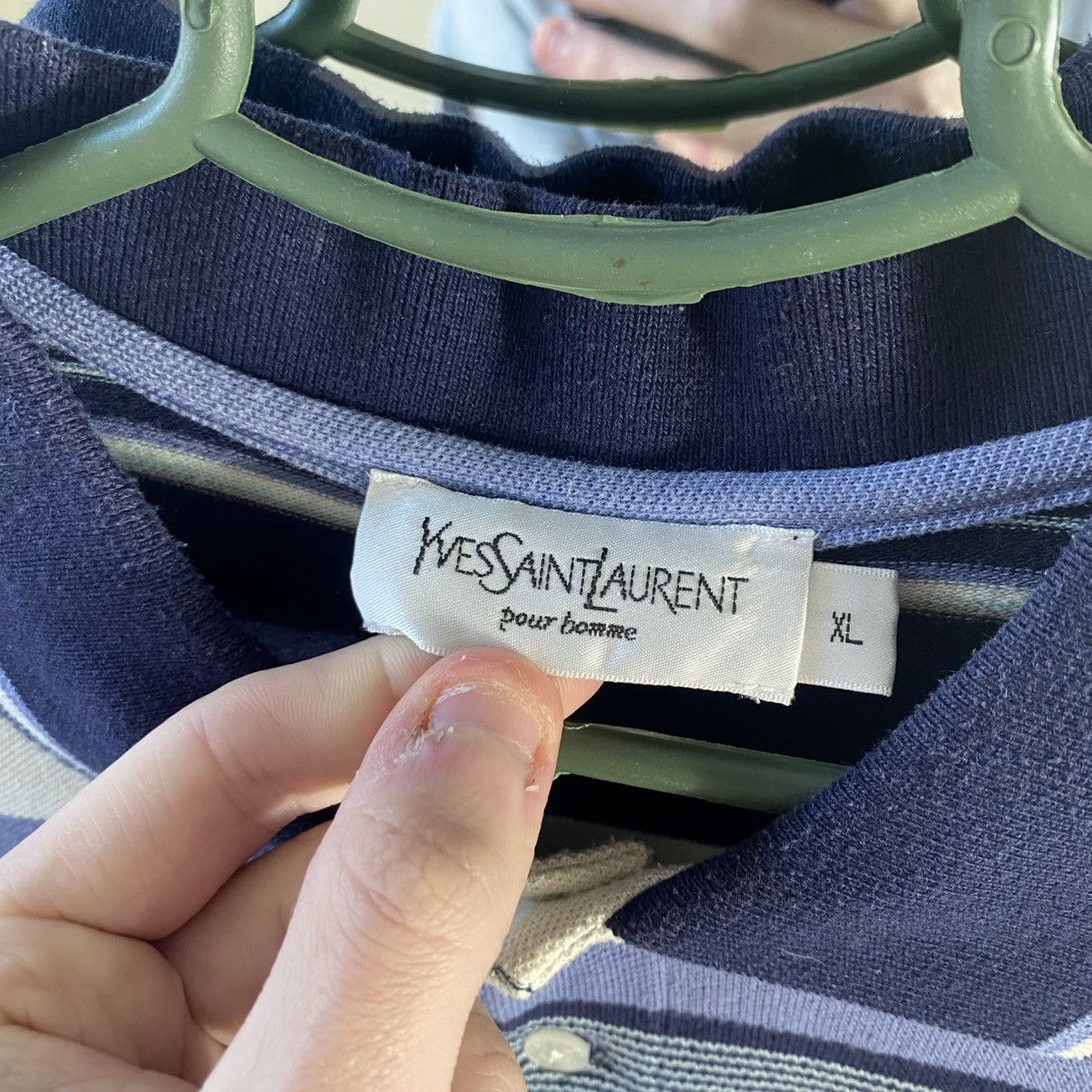 Yves Saint Laurent Vintage Yves Saint Laurent Polo Size US XL / EU 56 / 4 - 4 Thumbnail