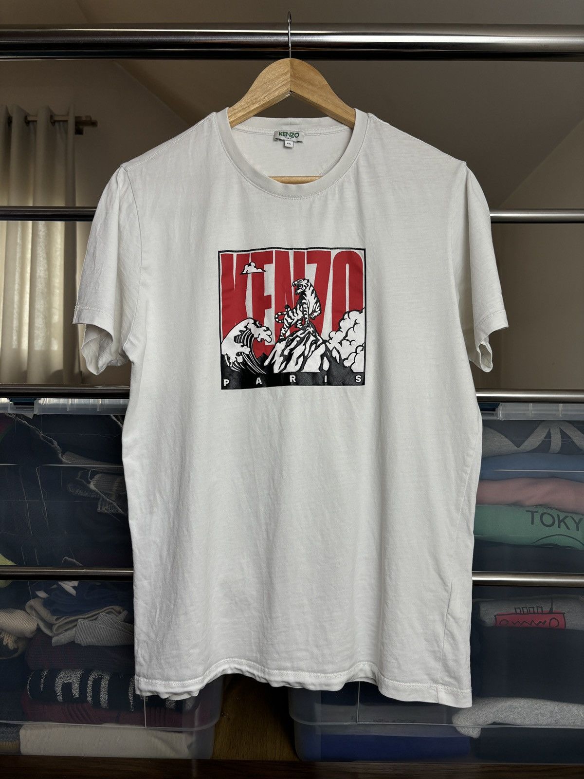 Kenzo Kenzo Paris Tiger Japanese Print T-shirt Size US M / EU 48-50 / 2 - 1 Thumbnail