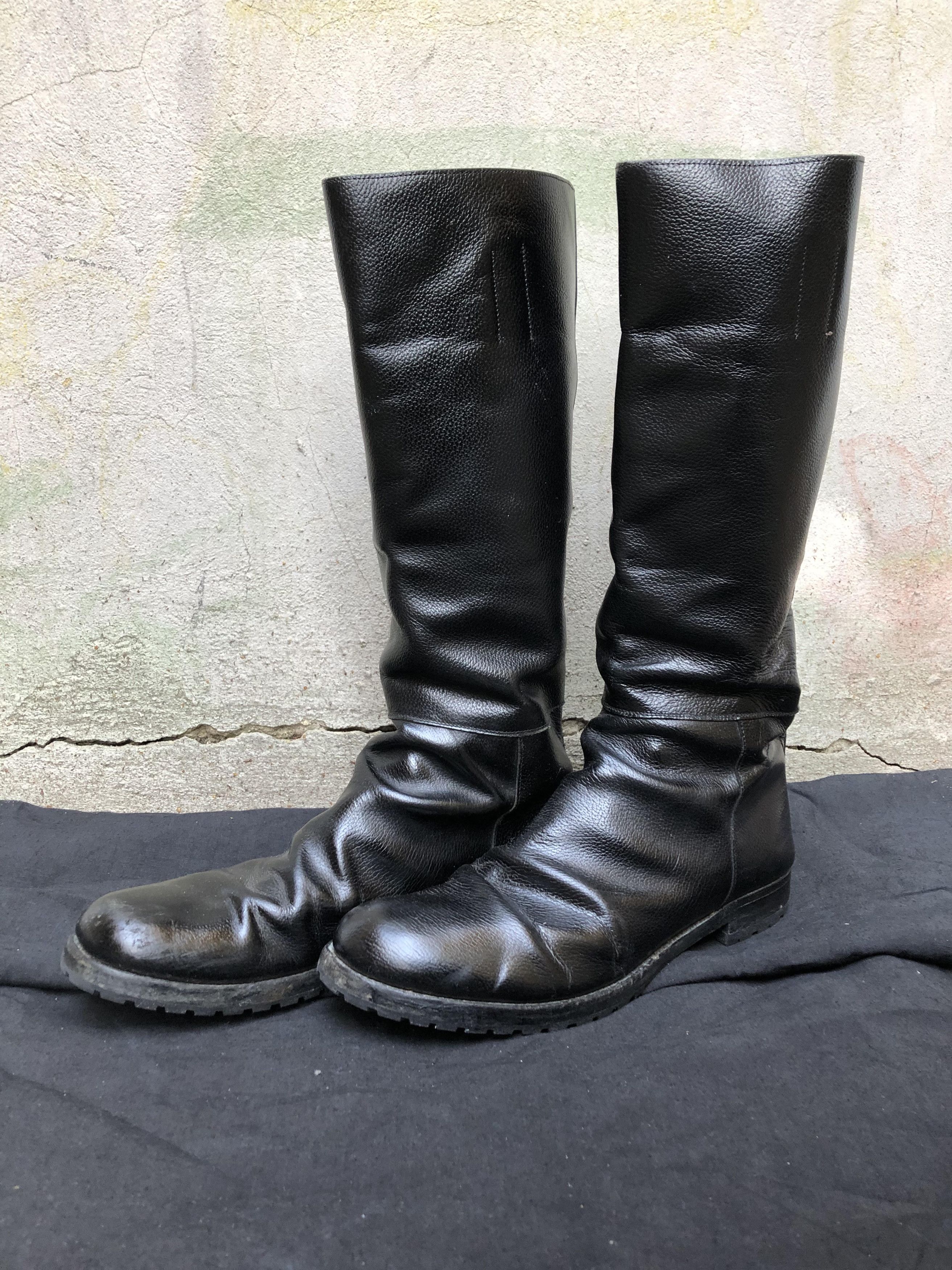 jil sander riding boots