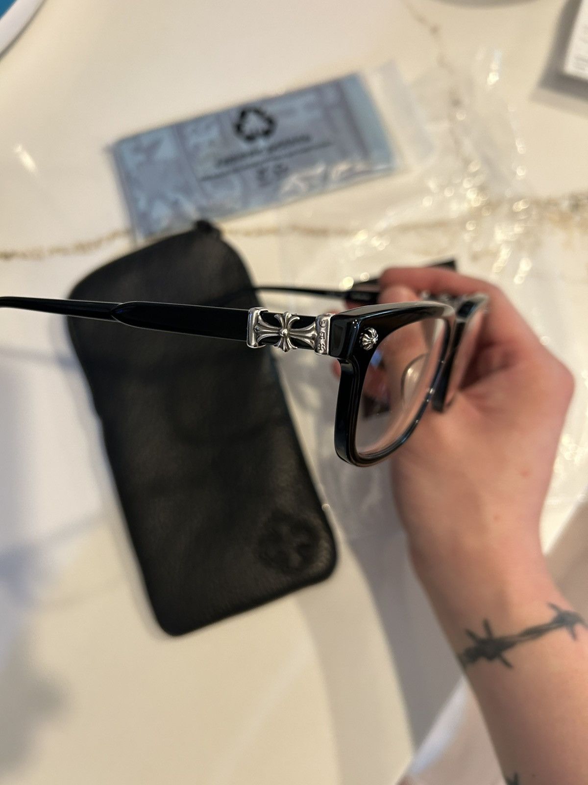 Chrome Hearts Chrome Hearts Cox Ucker Glasses Size ONE SIZE - 2 Thumbnail