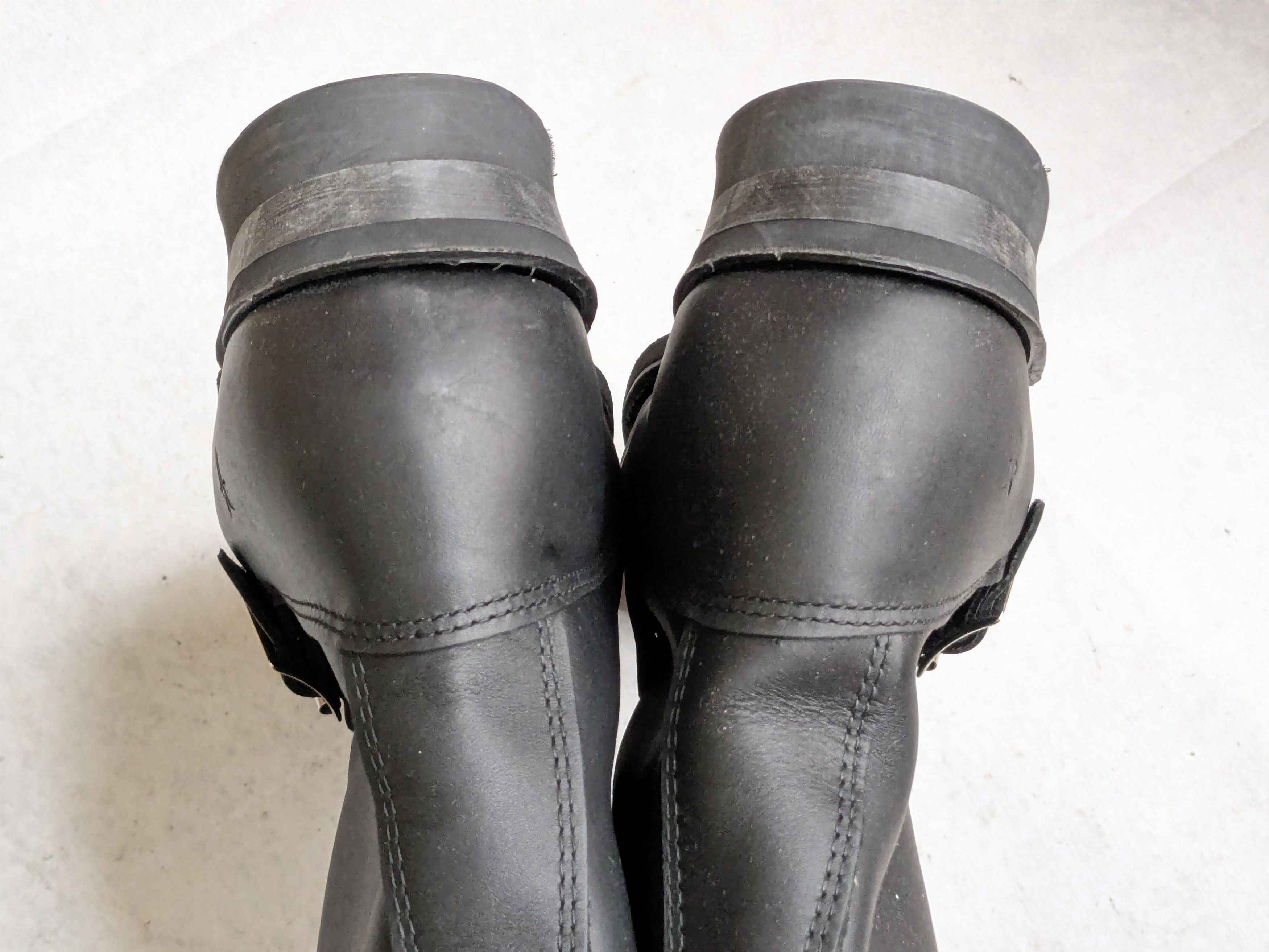 Frye Frye Engineer Boots Black Leather 10 M Leather Buckle Size US 10 / EU 43 - 10 Thumbnail