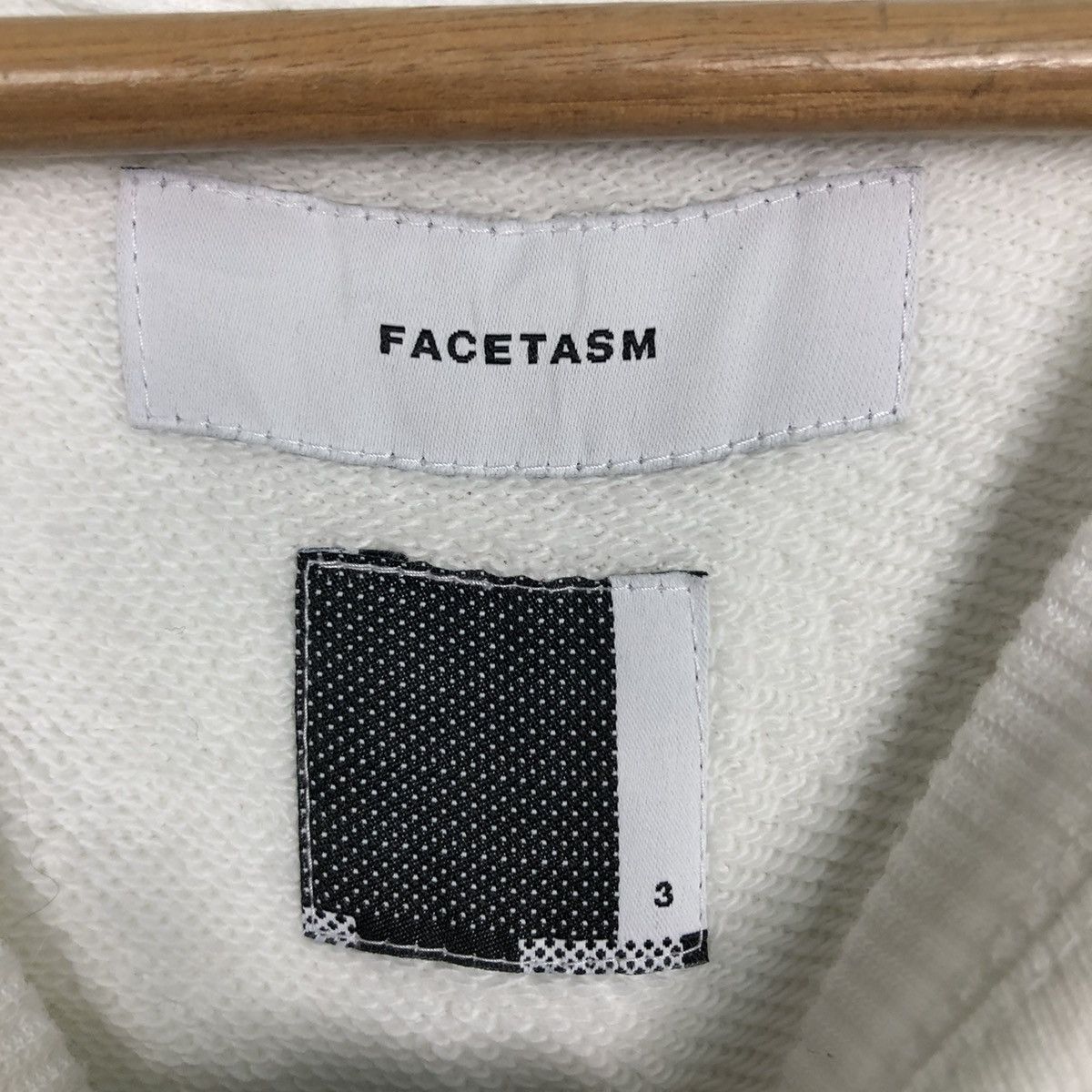 Facetasm × Japanese Brand × Seditionaries 📌Rich White Sweatshirt Facetasm Japan Small Parts Zipper Size US M / EU 48-50 / 2 - 13 Thumbnail