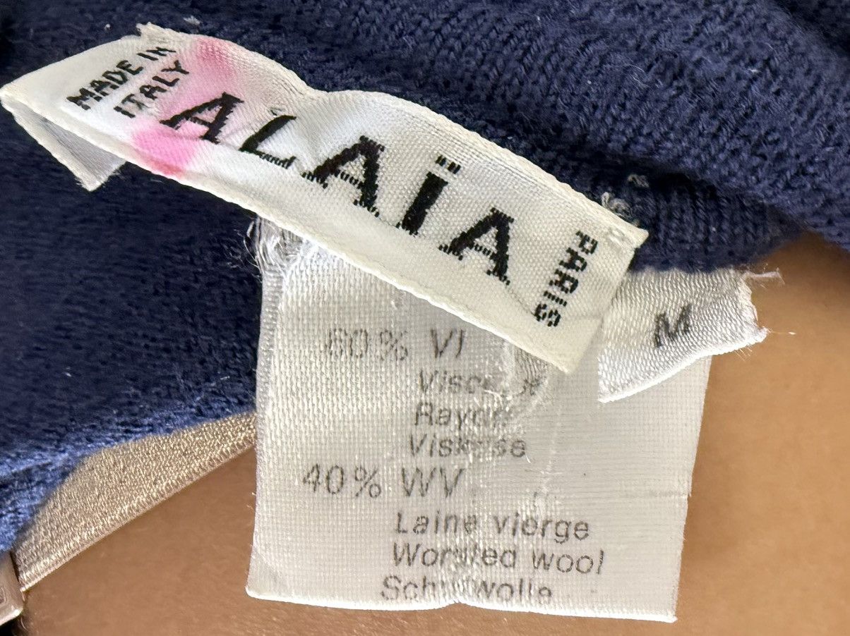 Alaia Vintage Alaia Wool Bodysuit Size M / US 6-8 / IT 42-44 - 6 Thumbnail