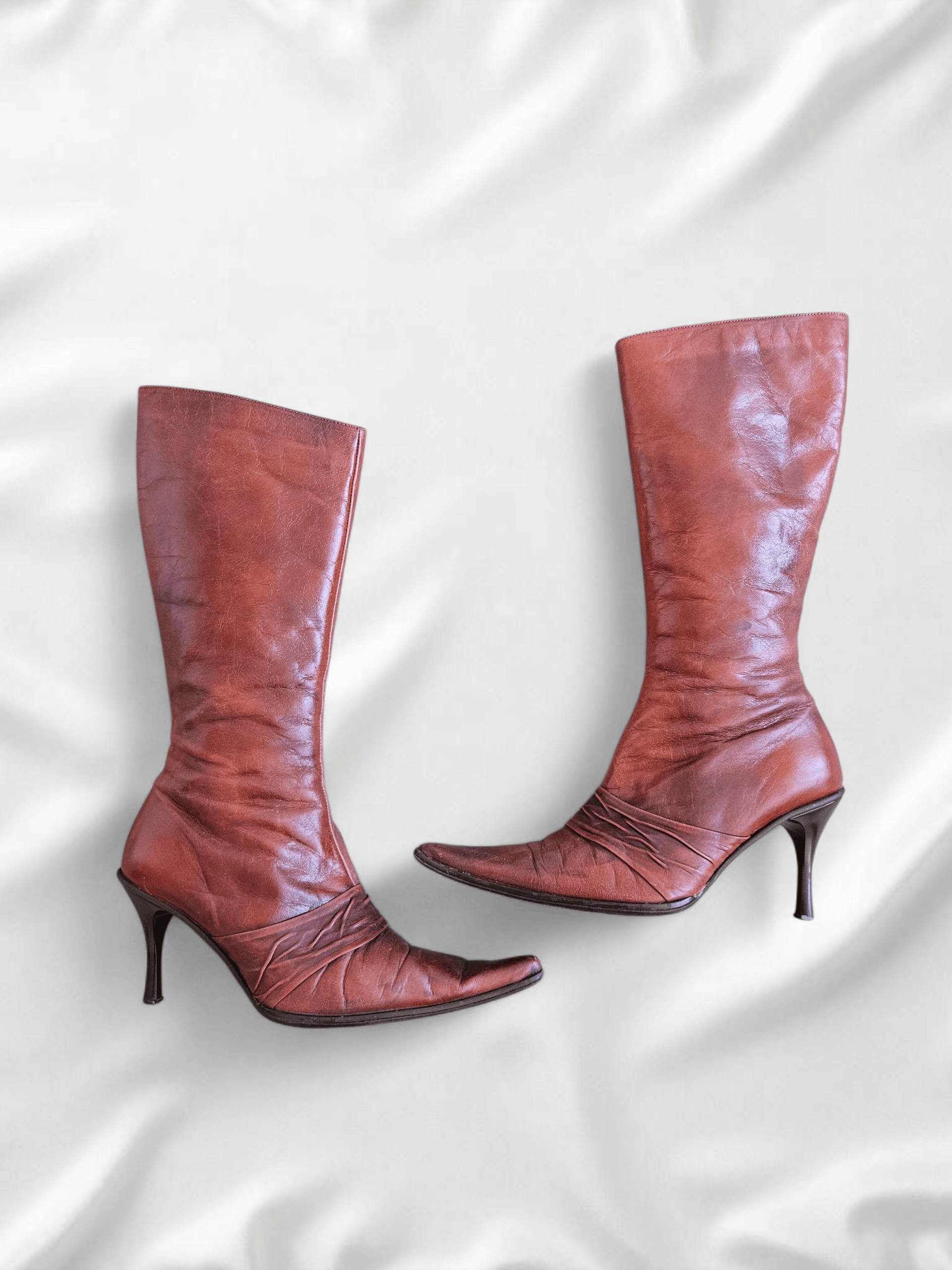 Vintage Vintage leather boots made in Italy Size US 8 / IT 38 - 14 Thumbnail
