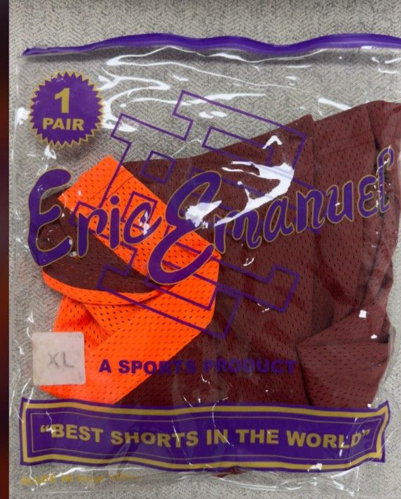 Eric Emanuel Eric Emanuel Shorts Men's Mesh Cinnamon/Shocking orange XL Size US 39 - 6 Thumbnail