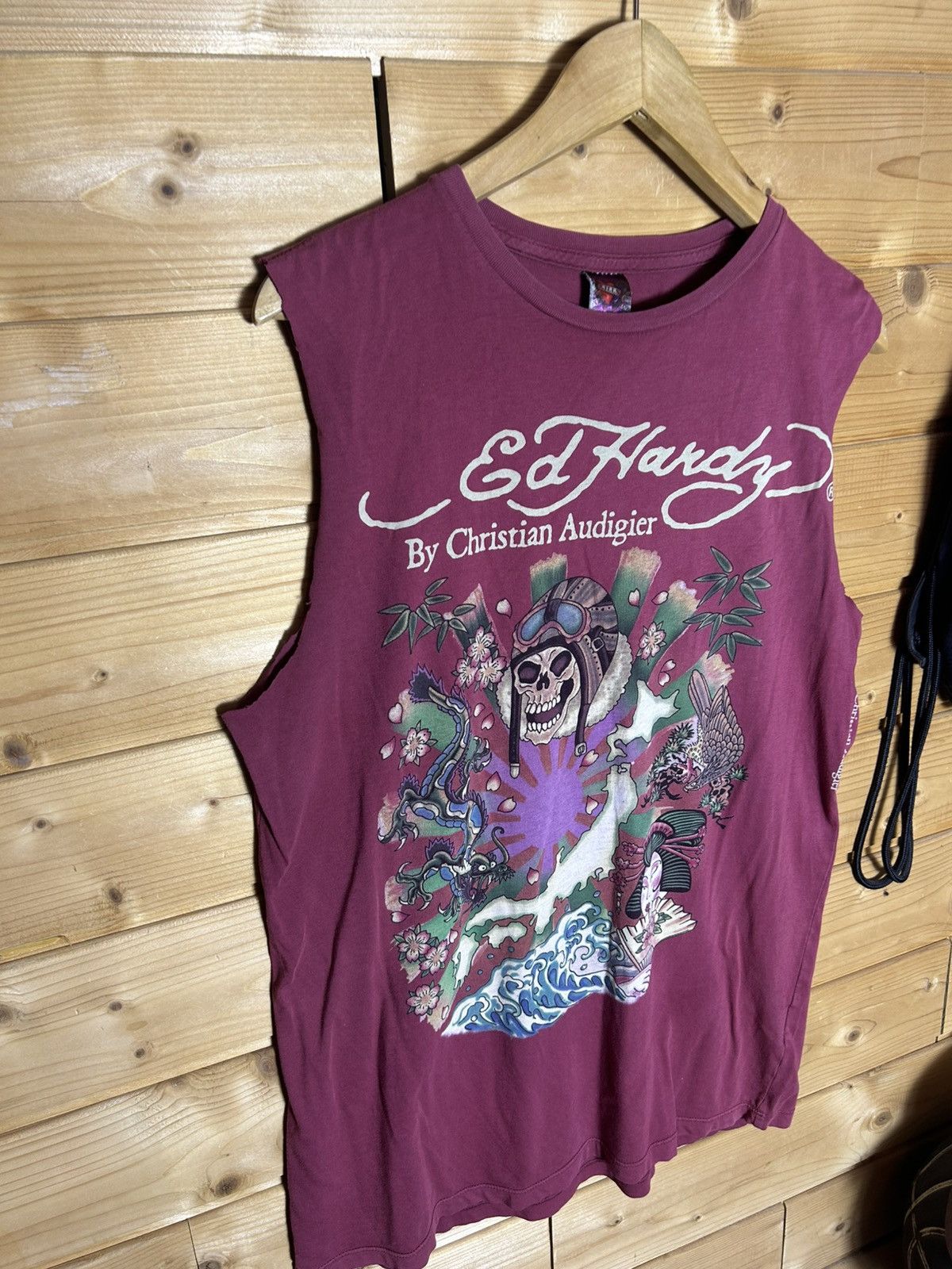 Ed Hardy Ed Hardy skeleton eagle dragon shirt Size US M / EU 48-50 / 2 - 2 Thumbnail