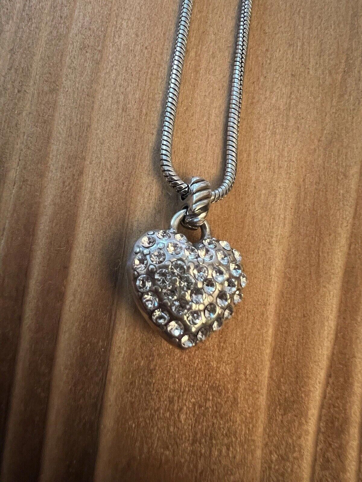 Brighton Brighton Reversible Heart necklace 18 Inch Chain Size ONE SIZE - 1 Thumbnail