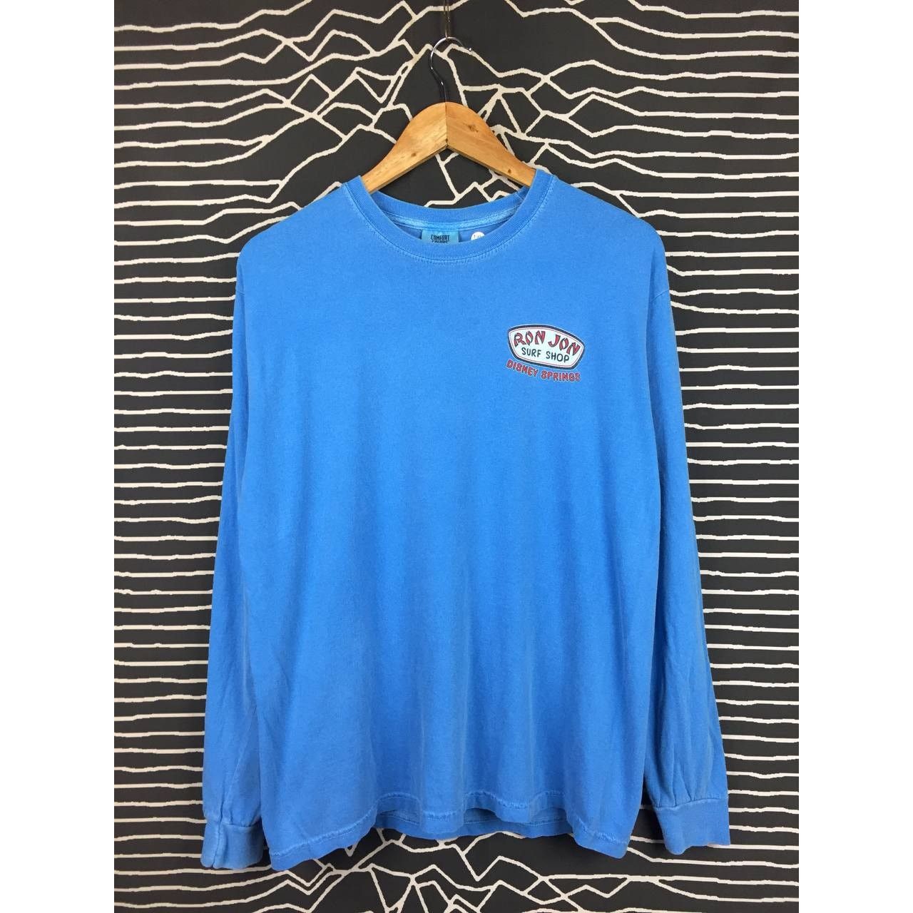 Disney × Ron Jon Surf Shop × Vintage Vtg Ron Jon Surf Shop Disney Springs long Sleeve Tee Size US M / EU 48-50 / 2 - 5 Thumbnail