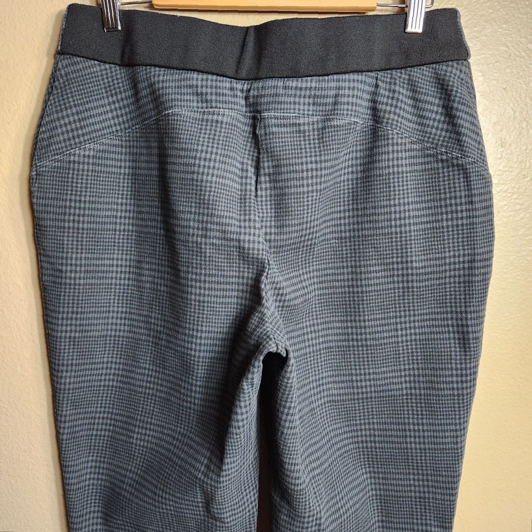 Sweaty Betty Sweaty Betty Pants Womens High Rise Gray Plaid 7/8 Trail Trousers Joggers Size L Size 36" / US 14 / IT 50 - 6 Thumbnail