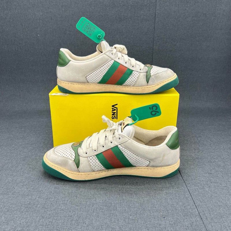 Gucci Gucci Screener Sneakers in Gray Green - Size US 10.5 / EU 43-44 - 6 Thumbnail