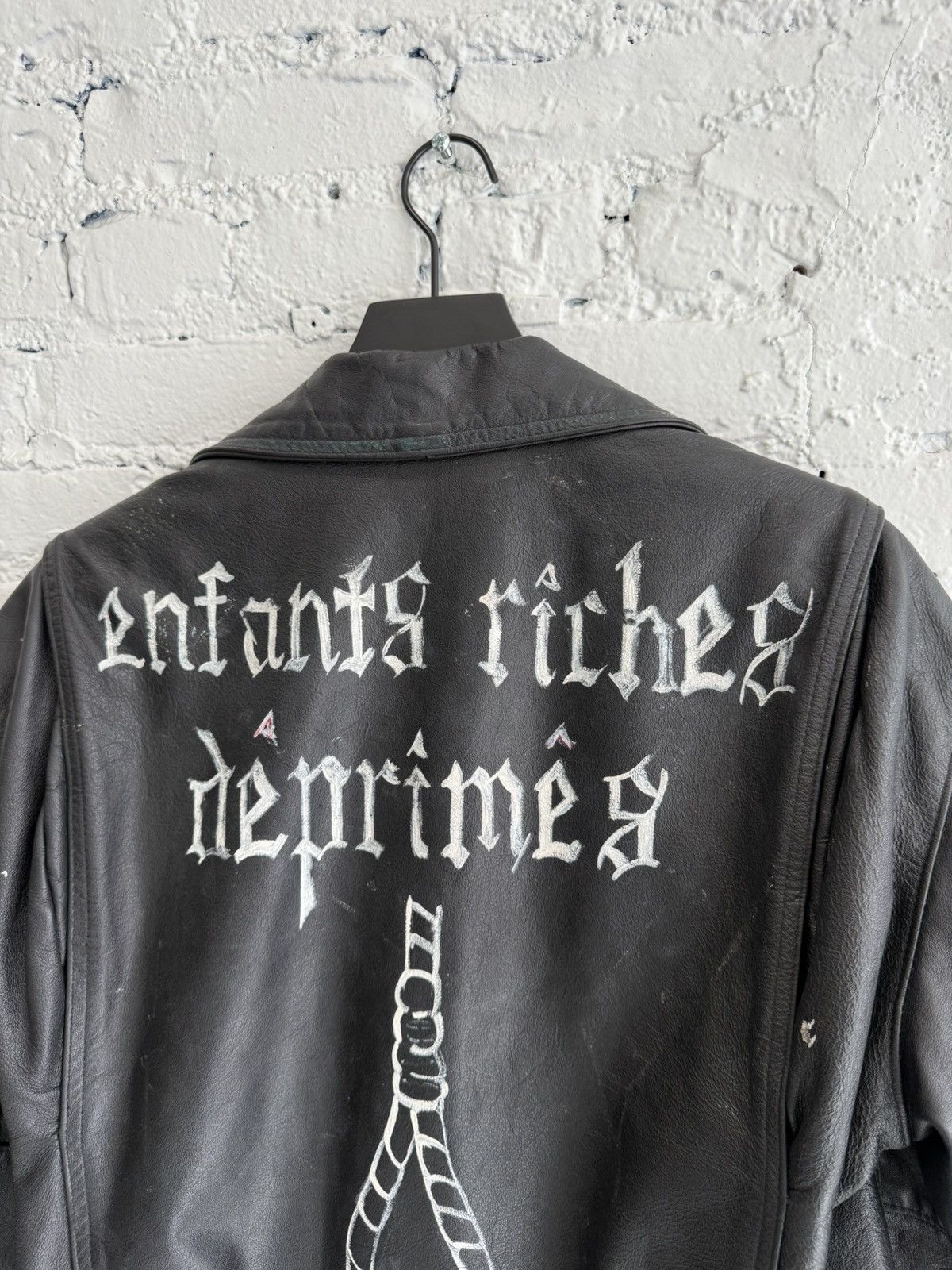 Enfants Riches Deprimes ERD 1 of 1 Hand Painted by Henri Leather Battle Jacket Size US L / EU 52-54 / 3 - 11 Thumbnail