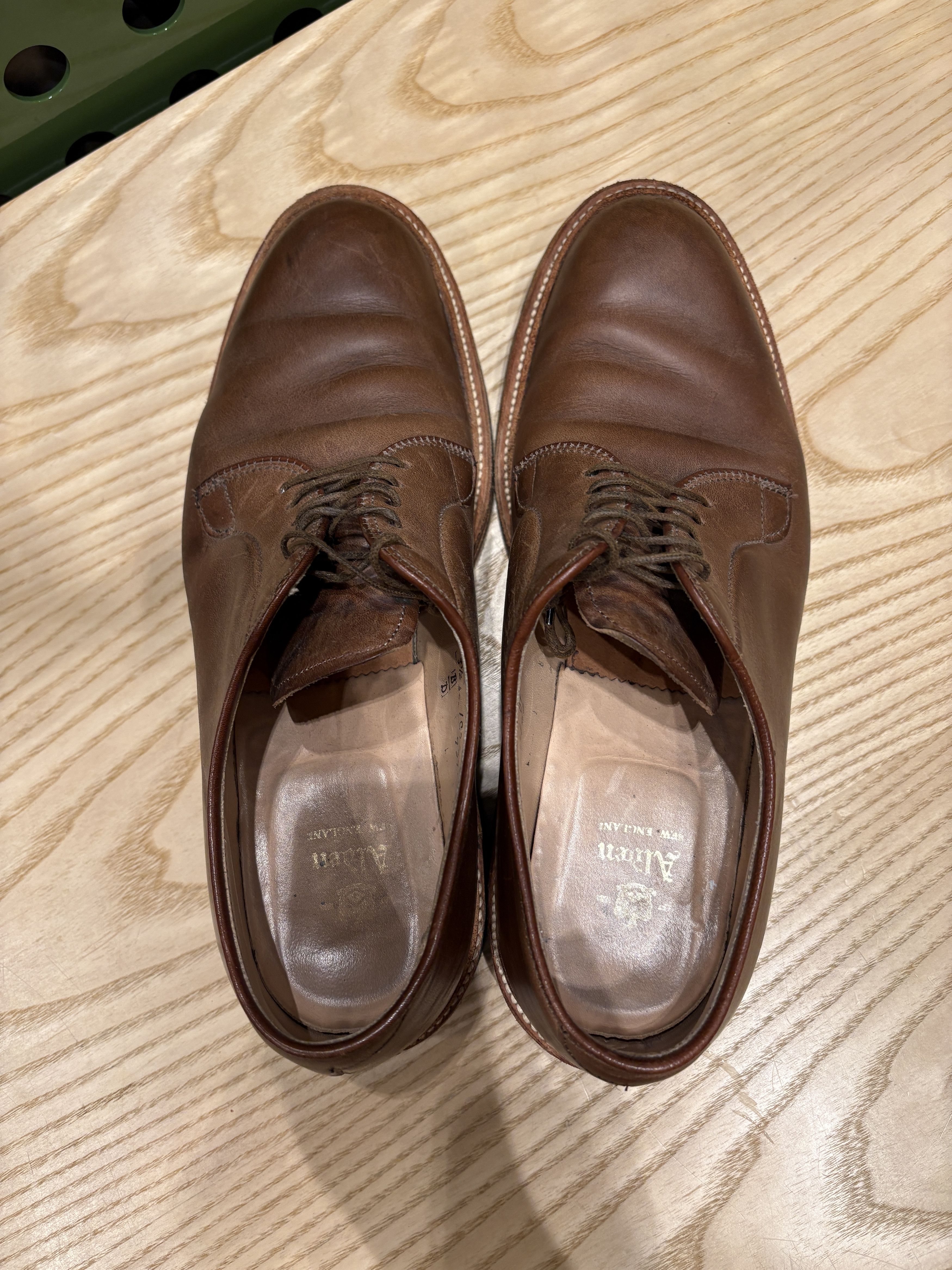 Alden Alden Plain Toe Blucher Natural Chromexcel 9501 Size US 9.5 / EU 42-43 - 2 Thumbnail