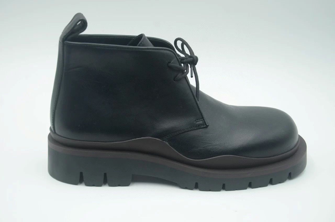 Bottega Veneta BV Men's Black Platform Short Boots Size US 8.5 / EU 41-42 - 5 Thumbnail