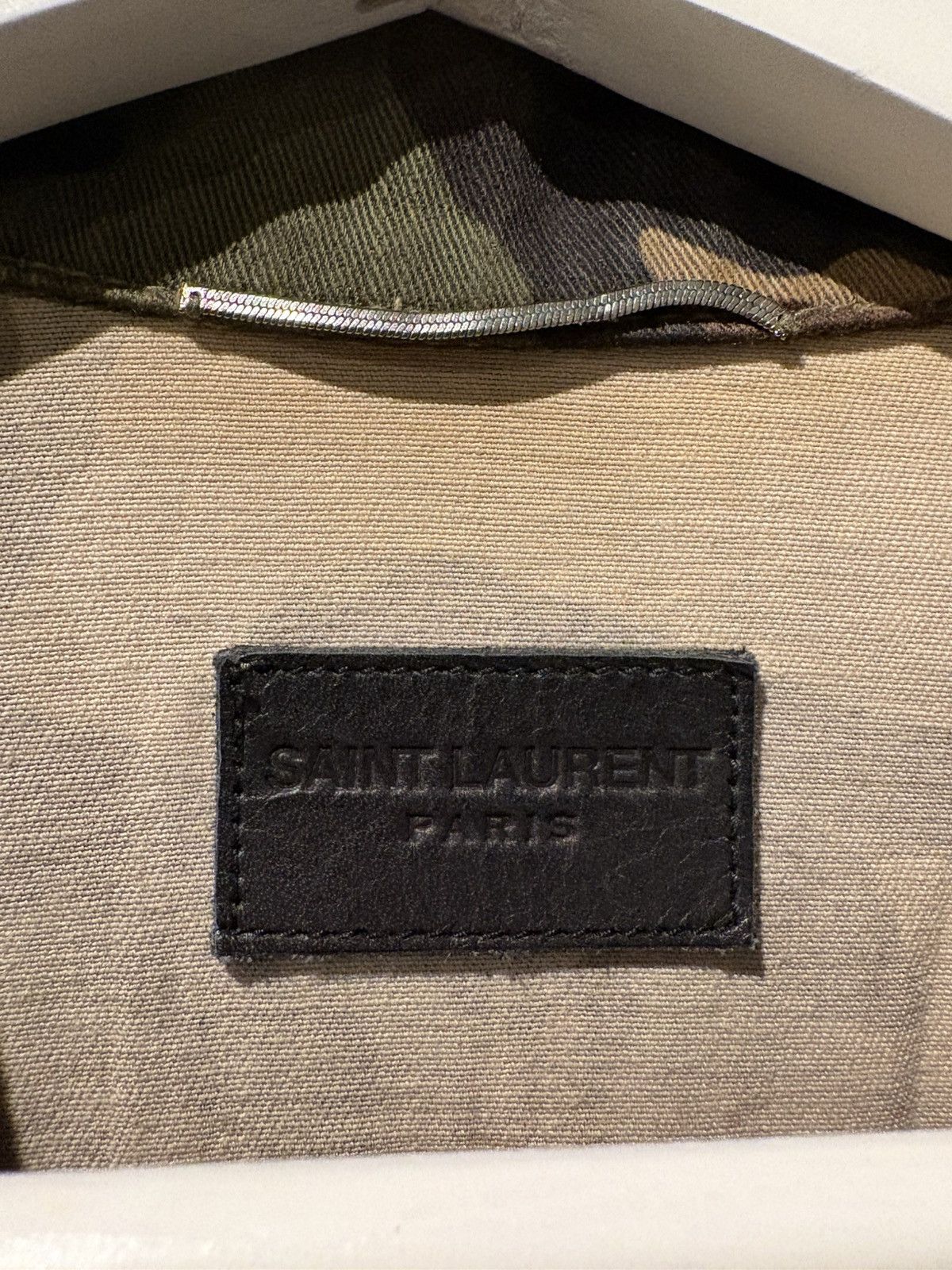 Saint Laurent Paris Camouflage Love Embroidery Jacket Size US S / EU 44-46 / 1 - 5 Thumbnail
