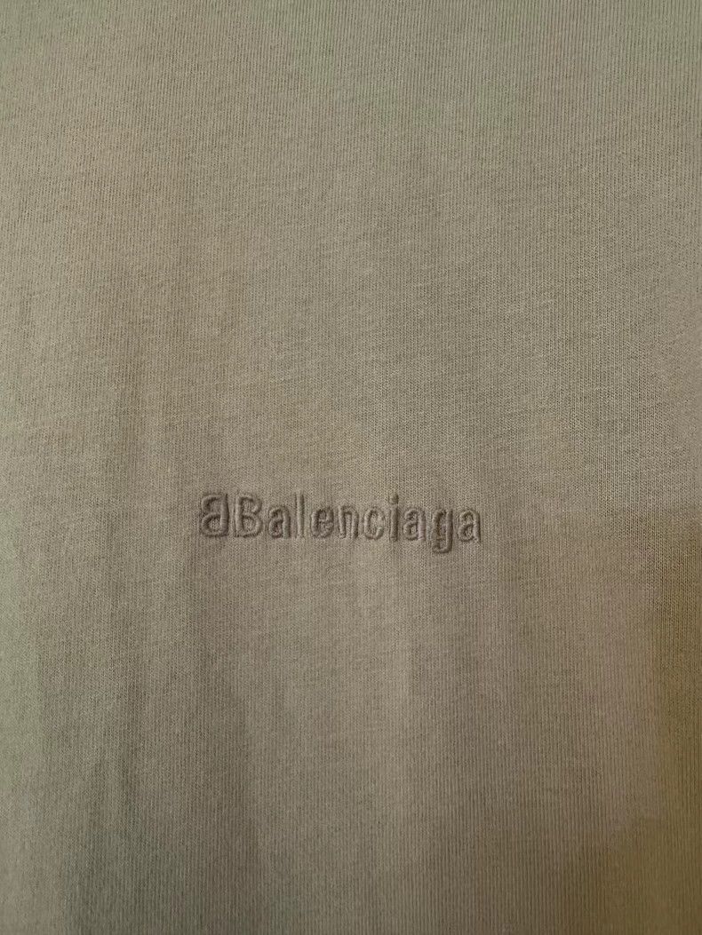 Balenciaga Balenciaga Khaki BB embroidered monogram short sleeve Size US L / EU 52-54 / 3 - 2 Thumbnail