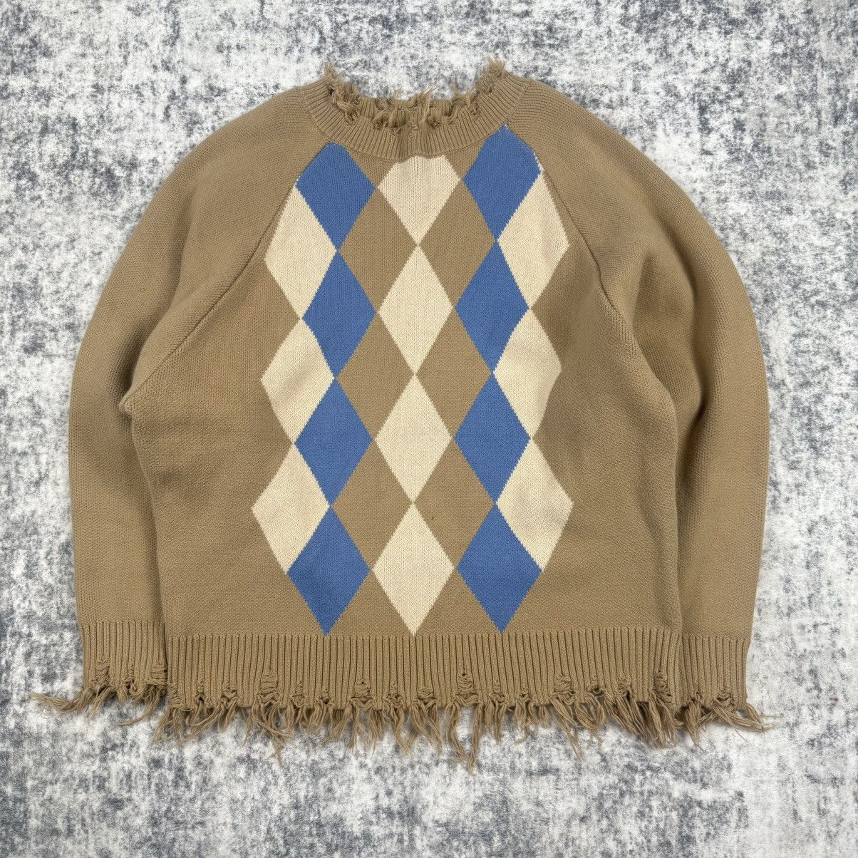 Japanese Brand Umamiism Heavy Knit Crewneck Back Logo Sweater Size US M / EU 48-50 / 2 - 1 Thumbnail