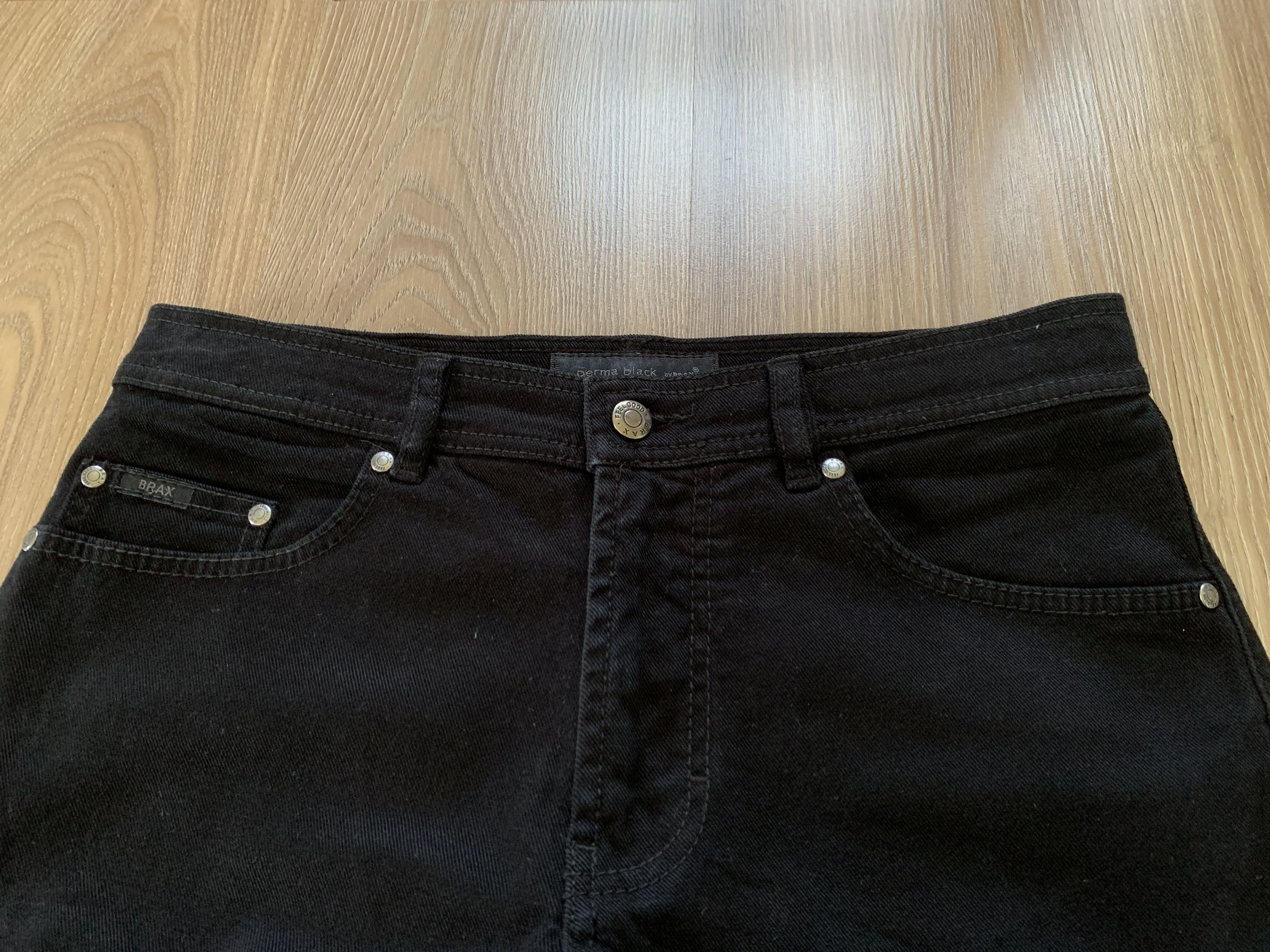 BRAX Brax Perma Black Carlos Men's Black Jeans Size US 32 / EU 48 - 4 Thumbnail