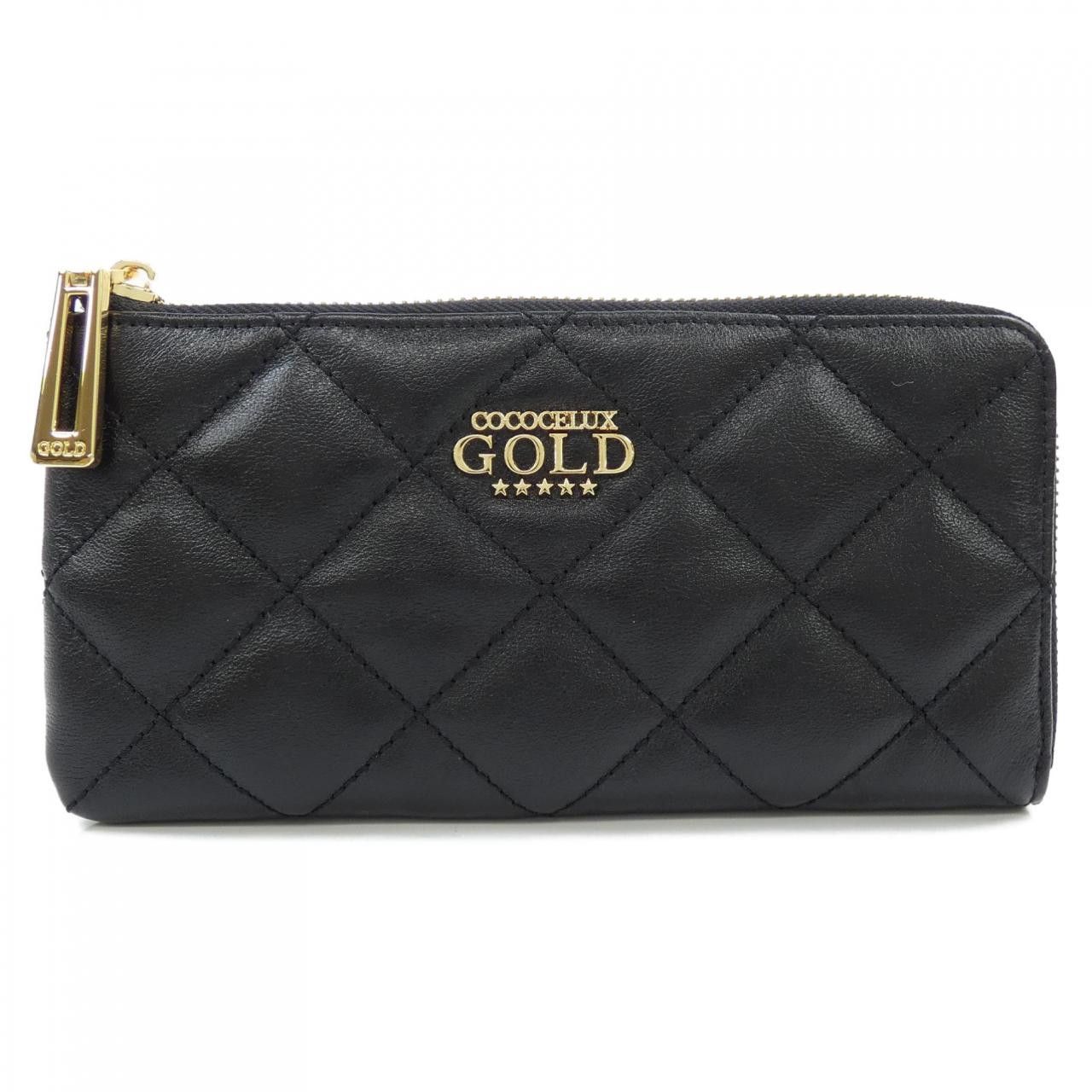 Other Other COCOCELUX GOLD Wallet Leather Long Wallet DUTY FREE for USA Size ONE SIZE - 1 Thumbnail