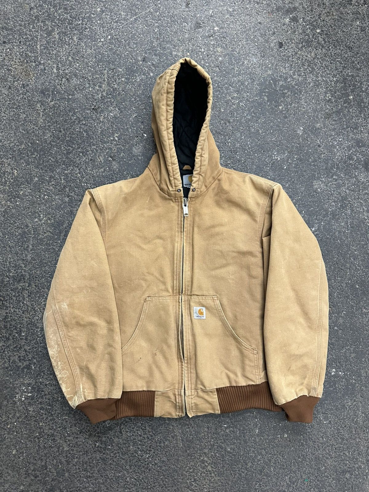 Carhartt Y2K carhartt canvas hooded jacket Size US S / EU 44-46 / 1 - 1 Thumbnail