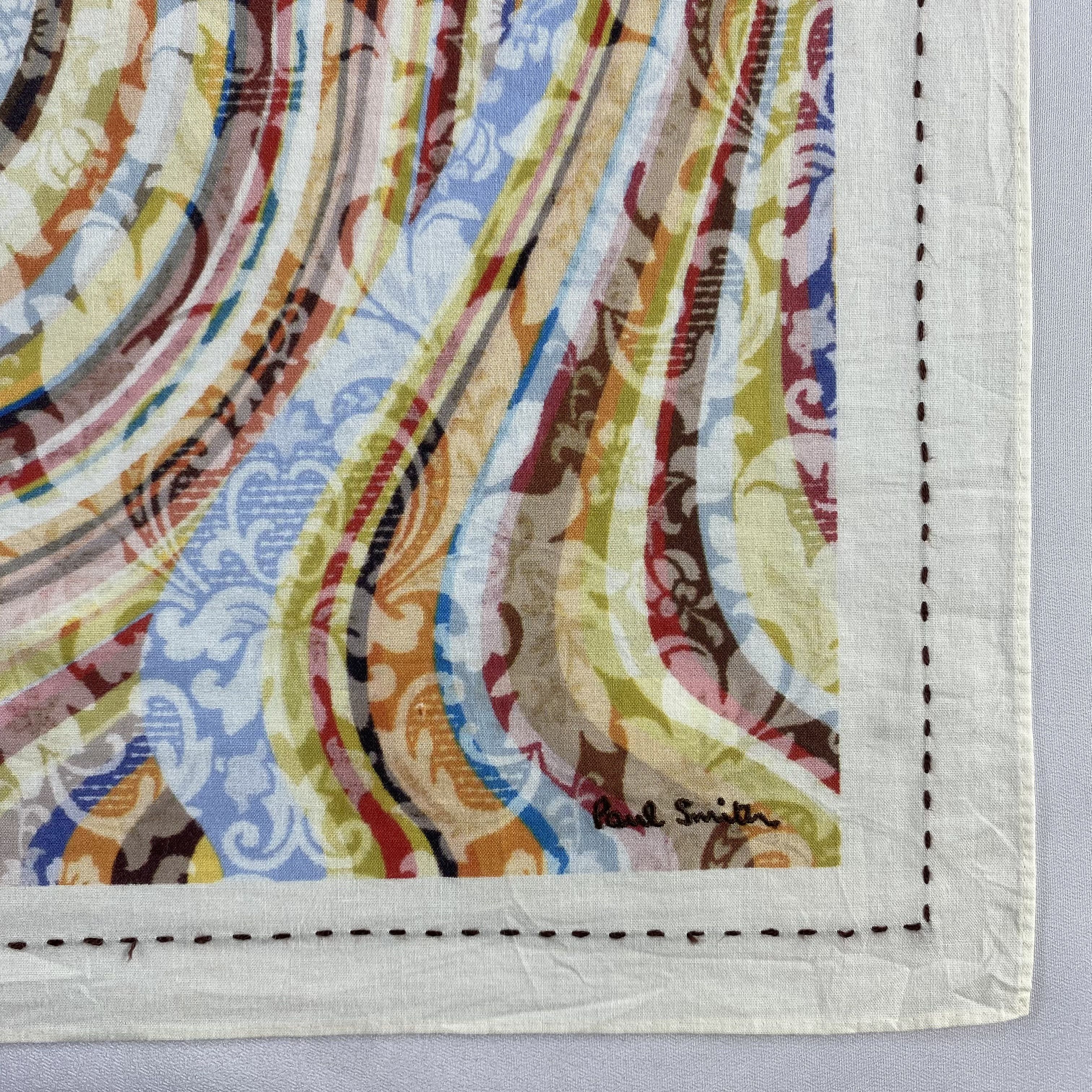 Paul Smith × Vintage Paul Smith Neckerchief / Bandana / Handkerchief-P1785 Size ONE SIZE - 3 Thumbnail