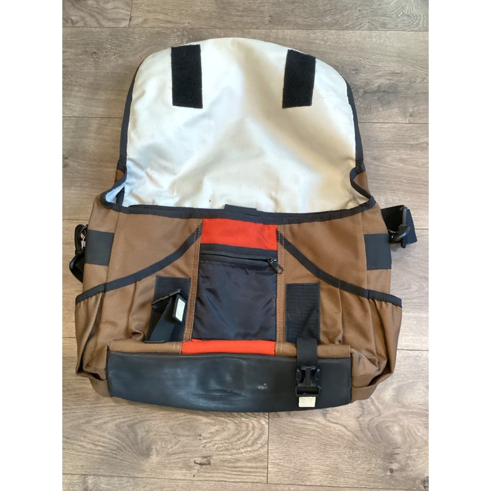 Vintage TIMBUK2 Classic Backpack Messenger Bag Dark Brown/Rust Size ONE SIZE - 2 Thumbnail