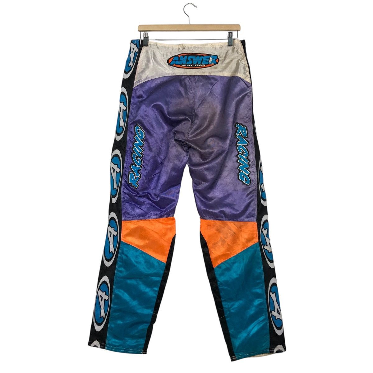 Japanese Brand 🔥VINTAGE PANTS MOTORCROSS RACING ANSWER ISSEY MIYAKE Size US 31 - 10 Thumbnail