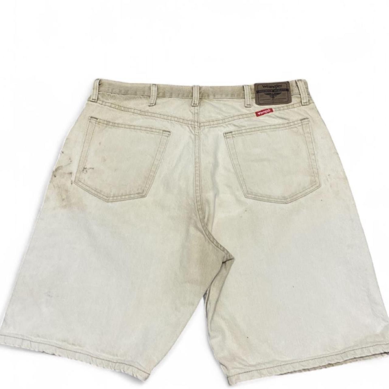 Wrangler Vintage beige canvas wrangler denim shorts Size US 36 / EU 52 - 5 Thumbnail