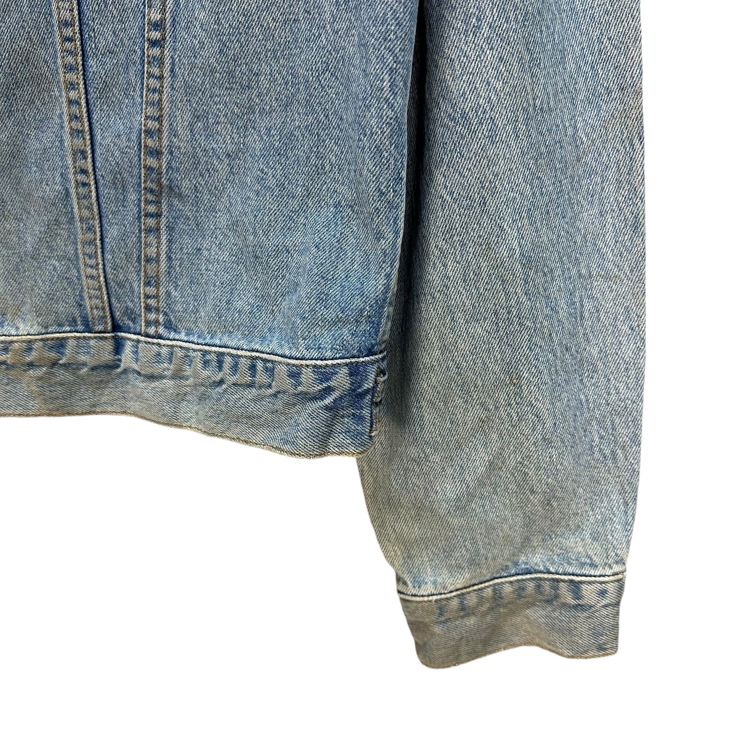 Levi's Vtg Levis 70606 Denim Jacket Orange Tab Type 3 #A61-1396 Size US L / EU 52-54 / 3 - 7 Thumbnail
