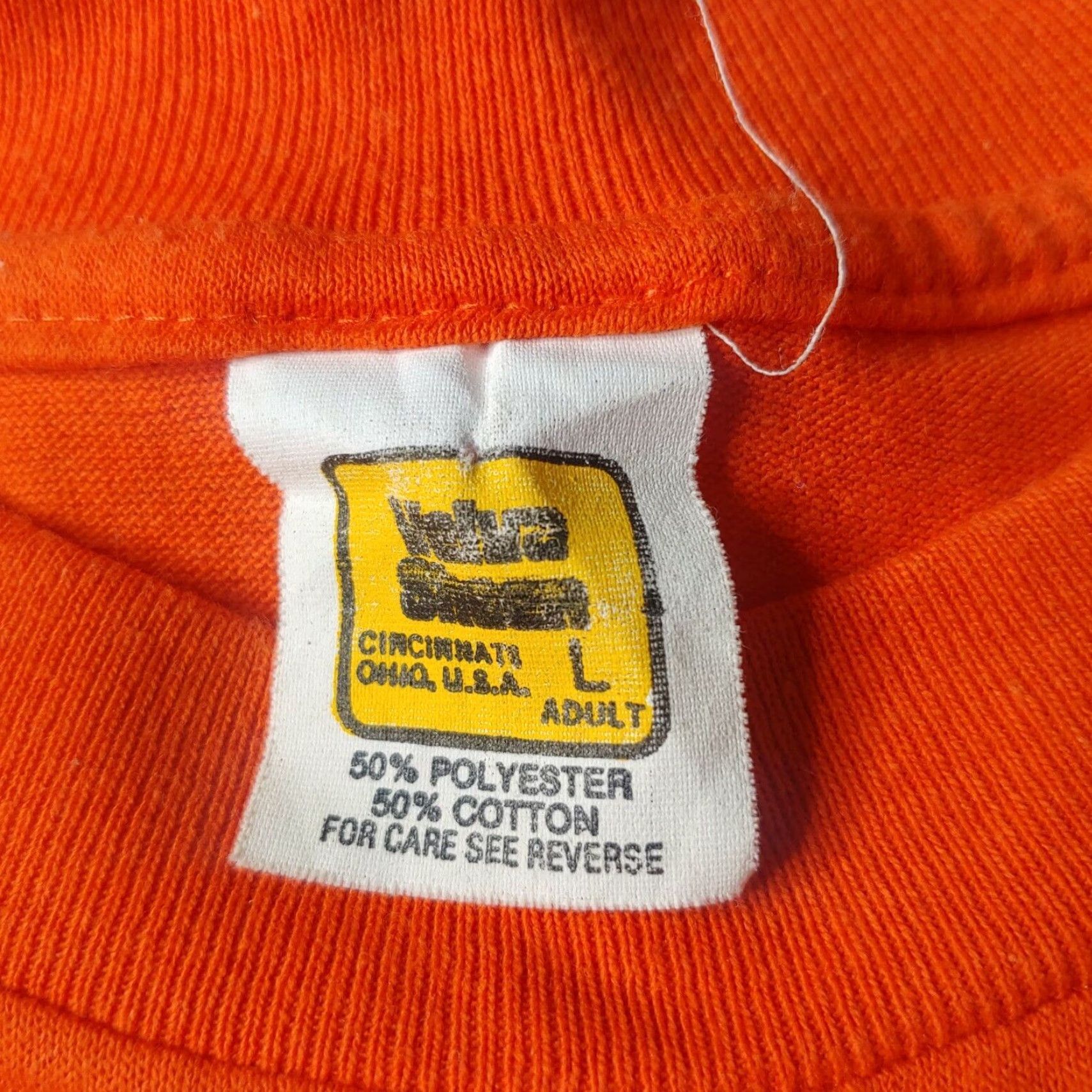 Velva Sheen VINTAGE Velva Sheen Beach Patrol T-Shirt Shirt Men L Orange Single Stitch Surf Coast Coastal Size US L / EU 52-54 / 3 - 7 Thumbnail