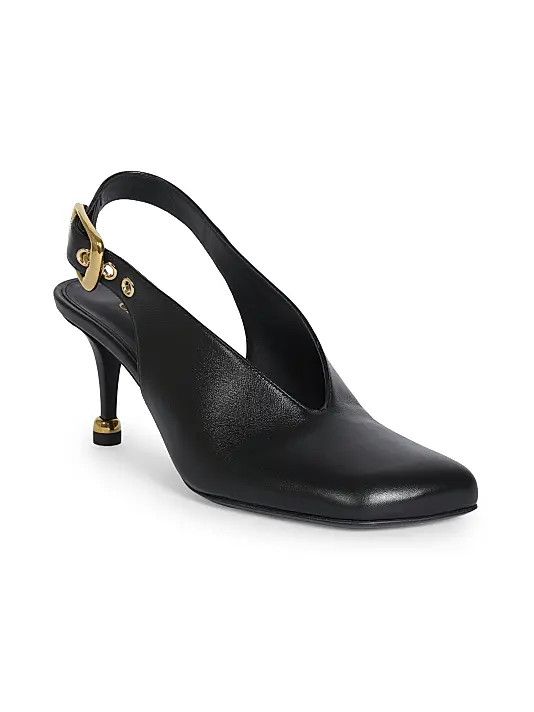 Chloe o1loc1c11125 Andrea Leather Pumps in Black Size US 10 / IT 40 - 2 Thumbnail