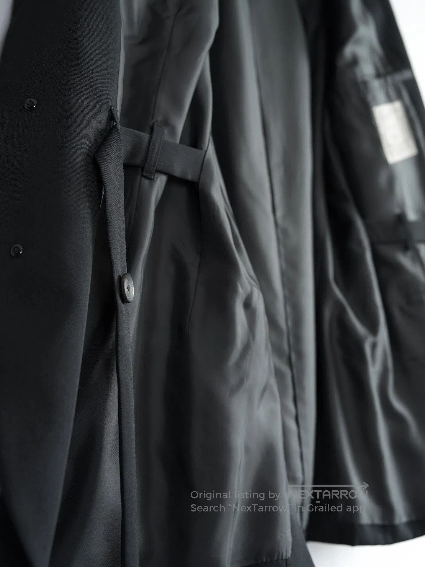Yohji Yamamoto Yohji Yamamoto 19AW Mafia Belted Jacket. Size US L / EU 52-54 / 3 - 8 Thumbnail