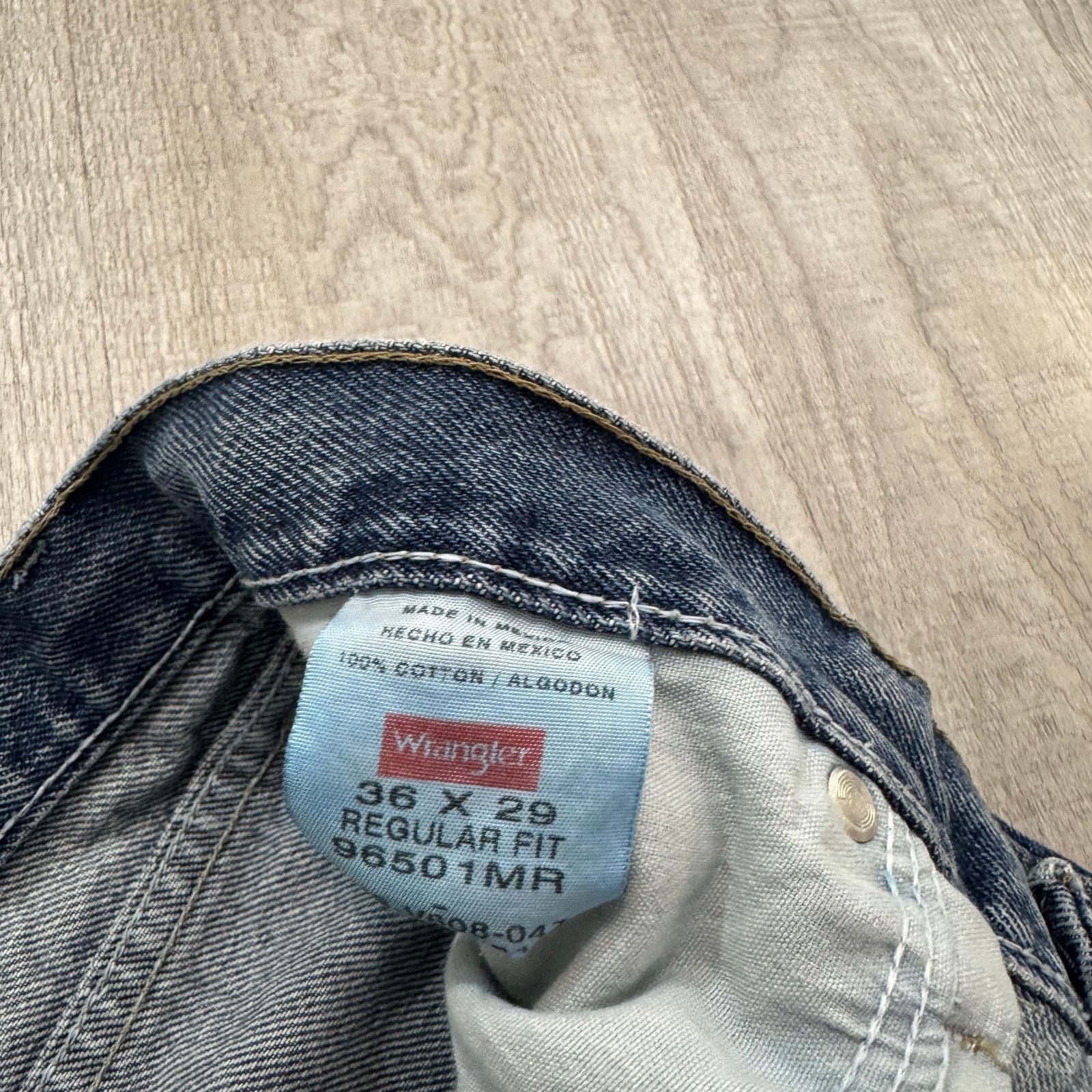 Wrangler Vintage Wrangler Jeans Men's 36 x 29 Blue Distressed Western Size US 36 / EU 52 - 5 Thumbnail