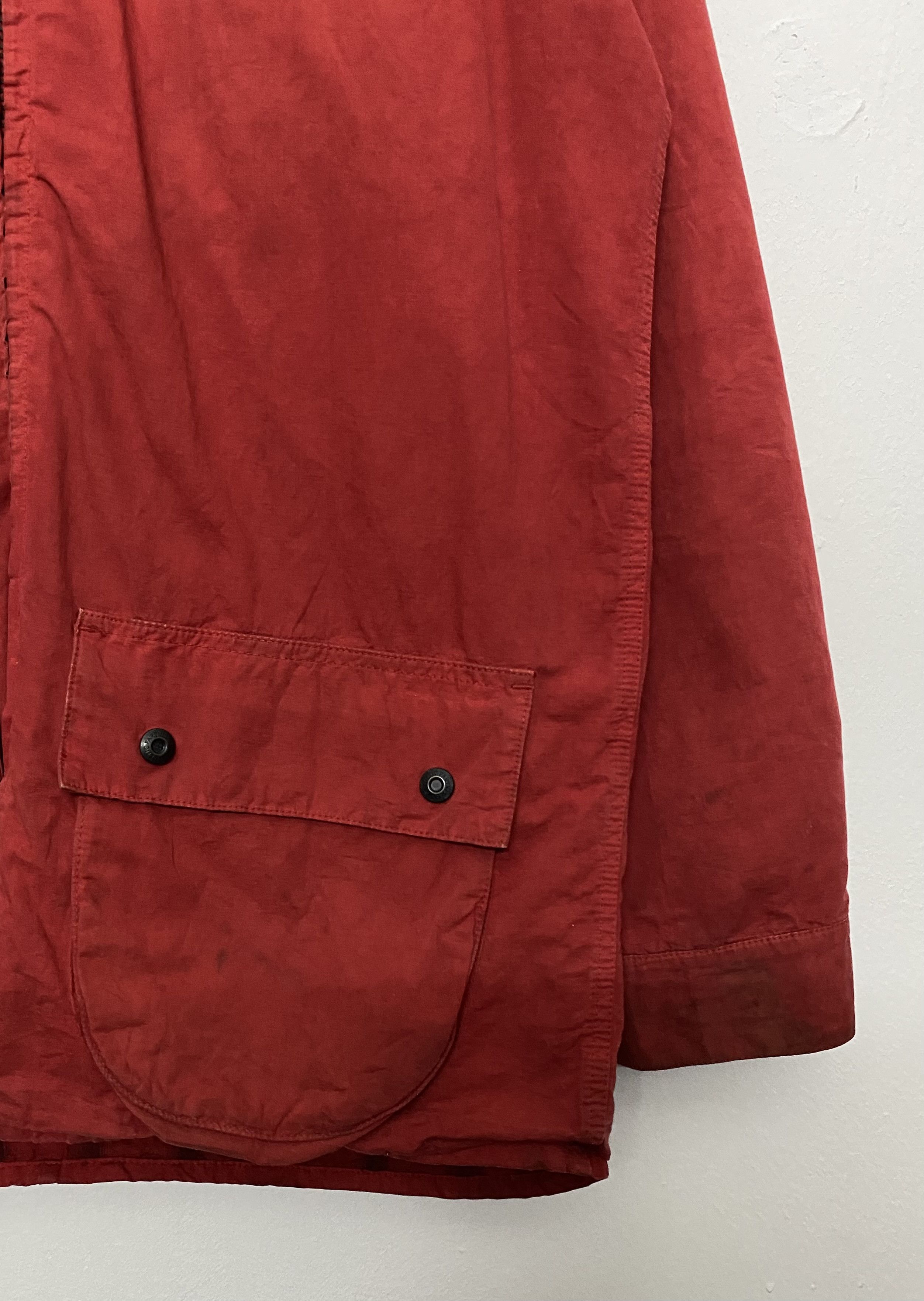 Hiroshi Kato Vintage KATO’ Red Hooded Canvas Jacket Parka Workwear Style Size US M / EU 48-50 / 2 - 8 Thumbnail