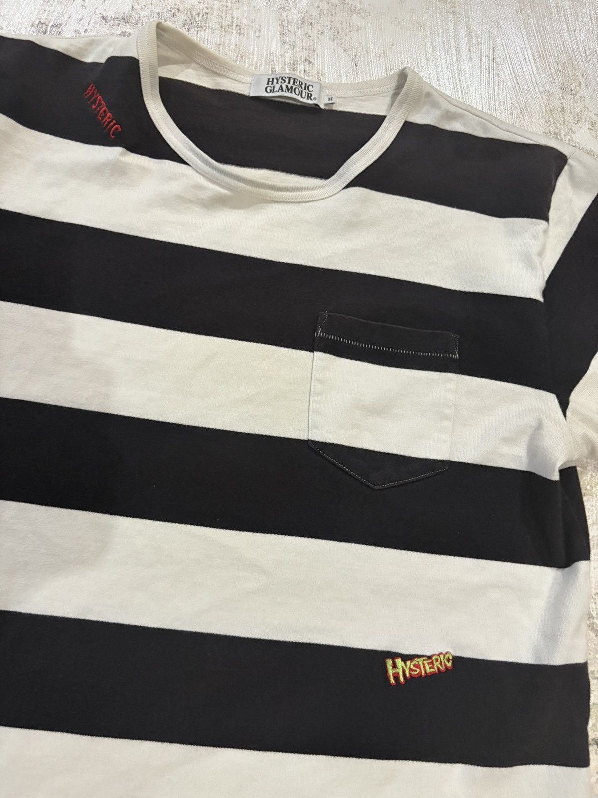 Hysteric Glamour Hysteric Glamour Stripe Tee Size US M / EU 48-50 / 2 - 2 Thumbnail
