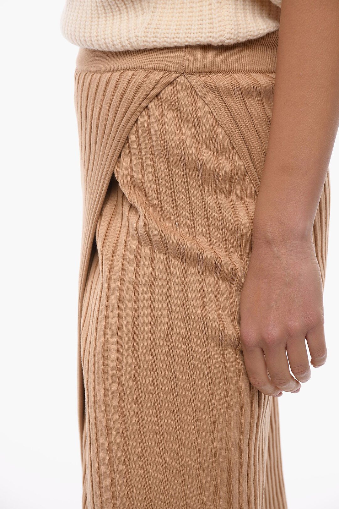 Stella McCartney og1mm0824 Skirt With Wide Slit in Brown Size 28" / US 6 / IT 42 - 3 Thumbnail