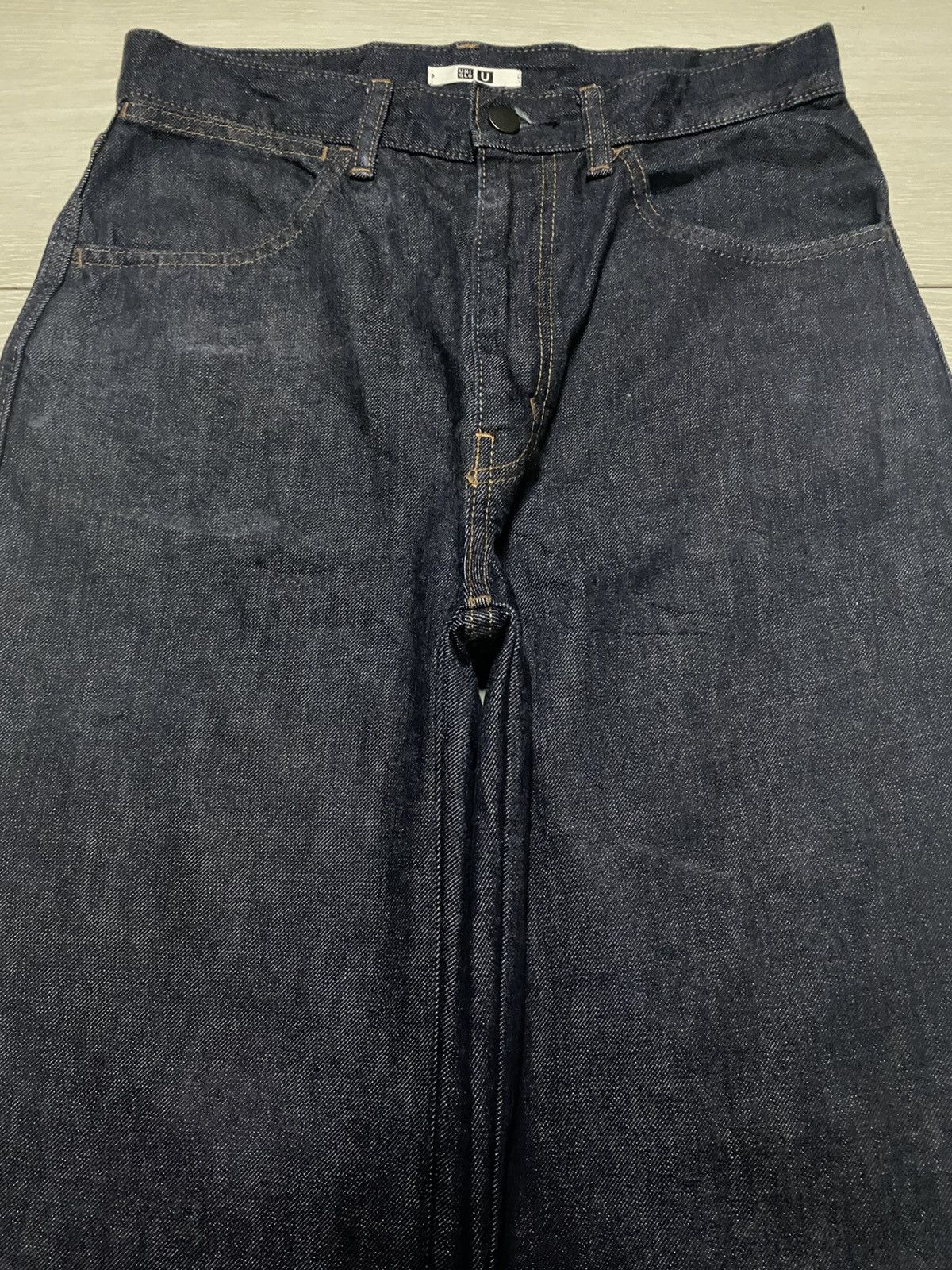 Engineered Garments × Uniqlo Vintage Uniqlo Blue Wash Super Baggy Wide Leg Jeans Size US 29 - 3 Thumbnail
