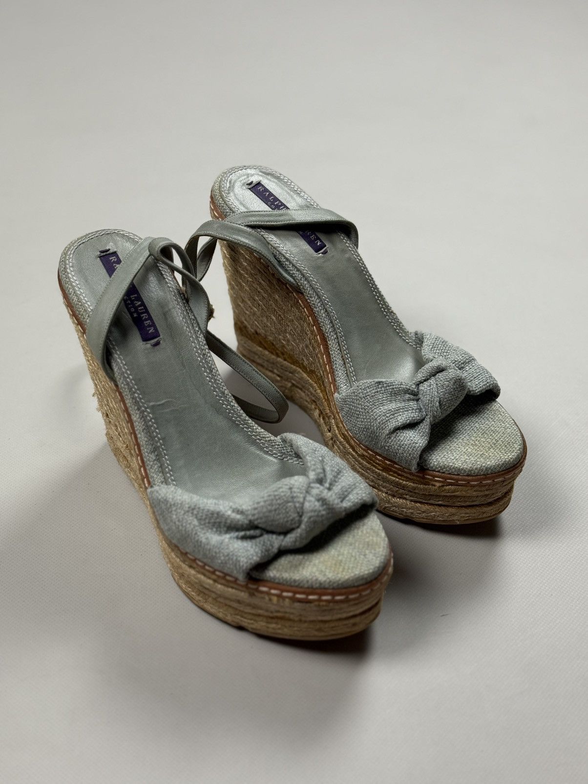 Ralph Lauren Purple Label Ralph Lauren Purple Fistina Espadrille Wedge Sandals Shoes Size US 9.5 / IT 39.5 - 2 Thumbnail