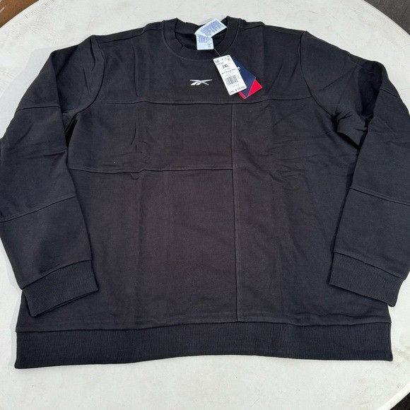 Reebok NWT REEBOK MINIMAL TRAINING BLACK CREWNECK SWEATSHIRT SZ 2XL Size US XXL / EU 58 / 5 - 1 Thumbnail