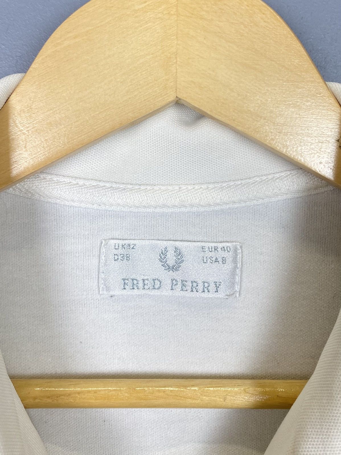 Fred Perry Rare Vintage Fred Perry Ladies Track Jacket 90’s White Top Size M / US 6-8 / IT 42-44 - 6 Thumbnail