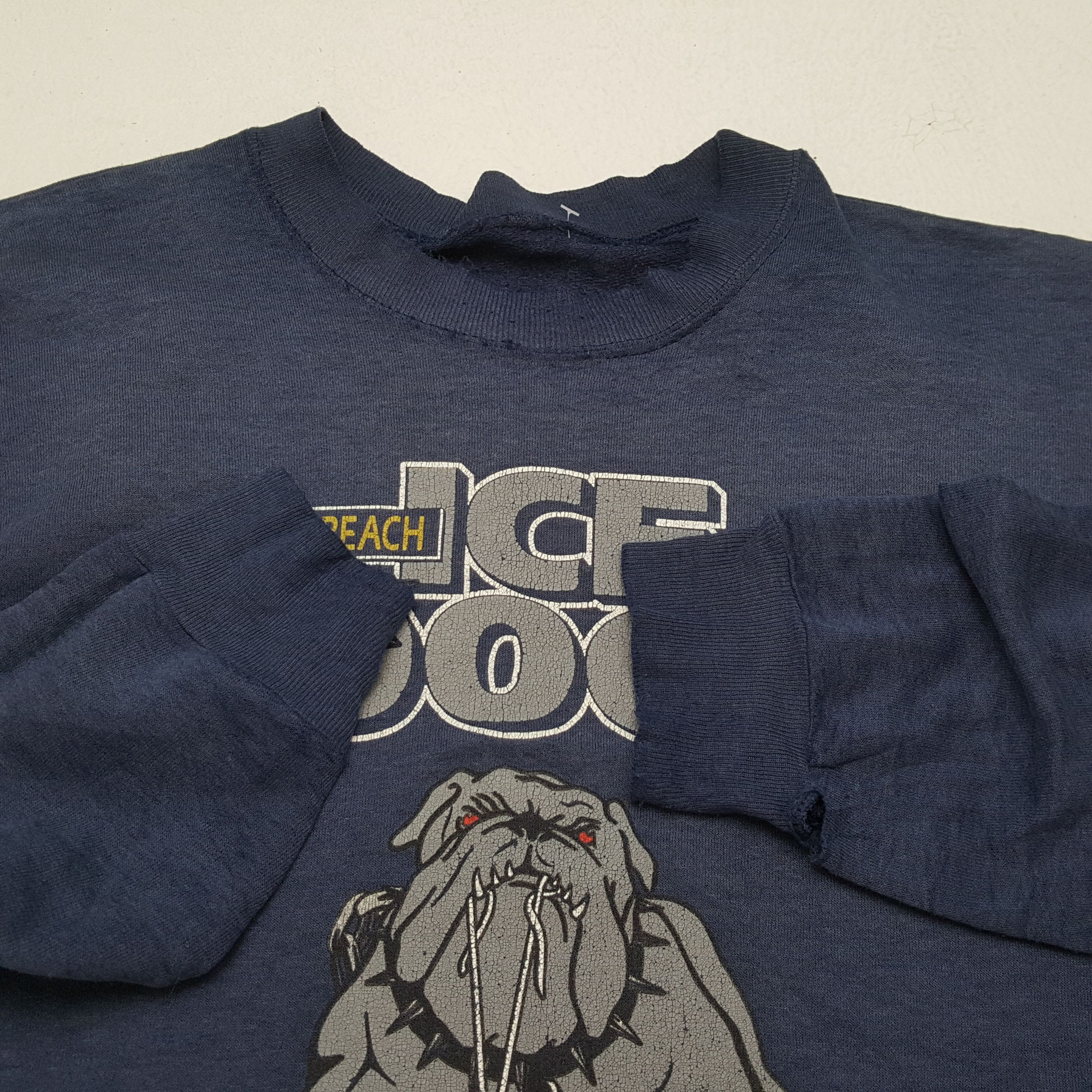 Vintage ICE DOGS Long Beach Streetwear Style Distressed Sweatshirt Size US L / EU 52-54 / 3 - 9 Thumbnail