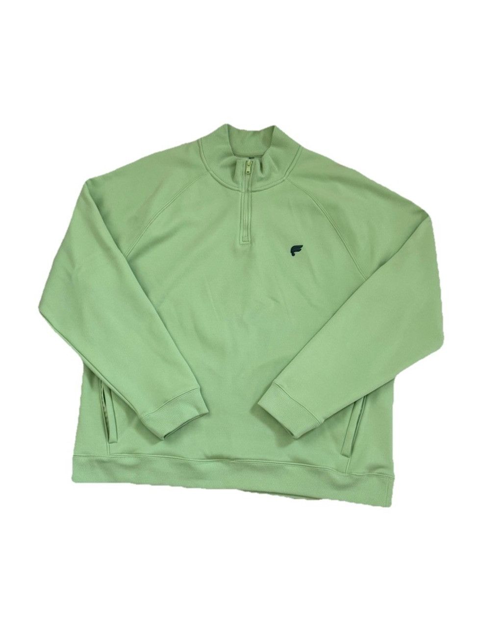 Fabletics FABLETICS THE GO-TO SWEATSHIRT QUARTER ZIP GREEN SIZE 2XL Size US XXL / EU 58 / 5 - 7 Thumbnail